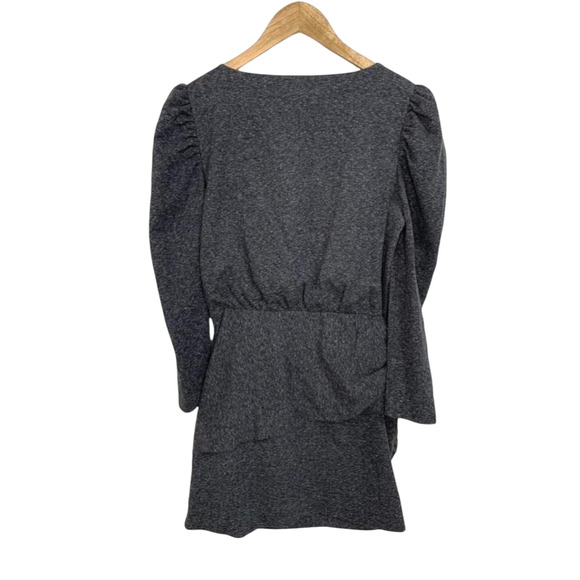 Rebecca Taylor La Vie Mini French Terry Dress Grey Size Small $295 - Picture 7 of 7